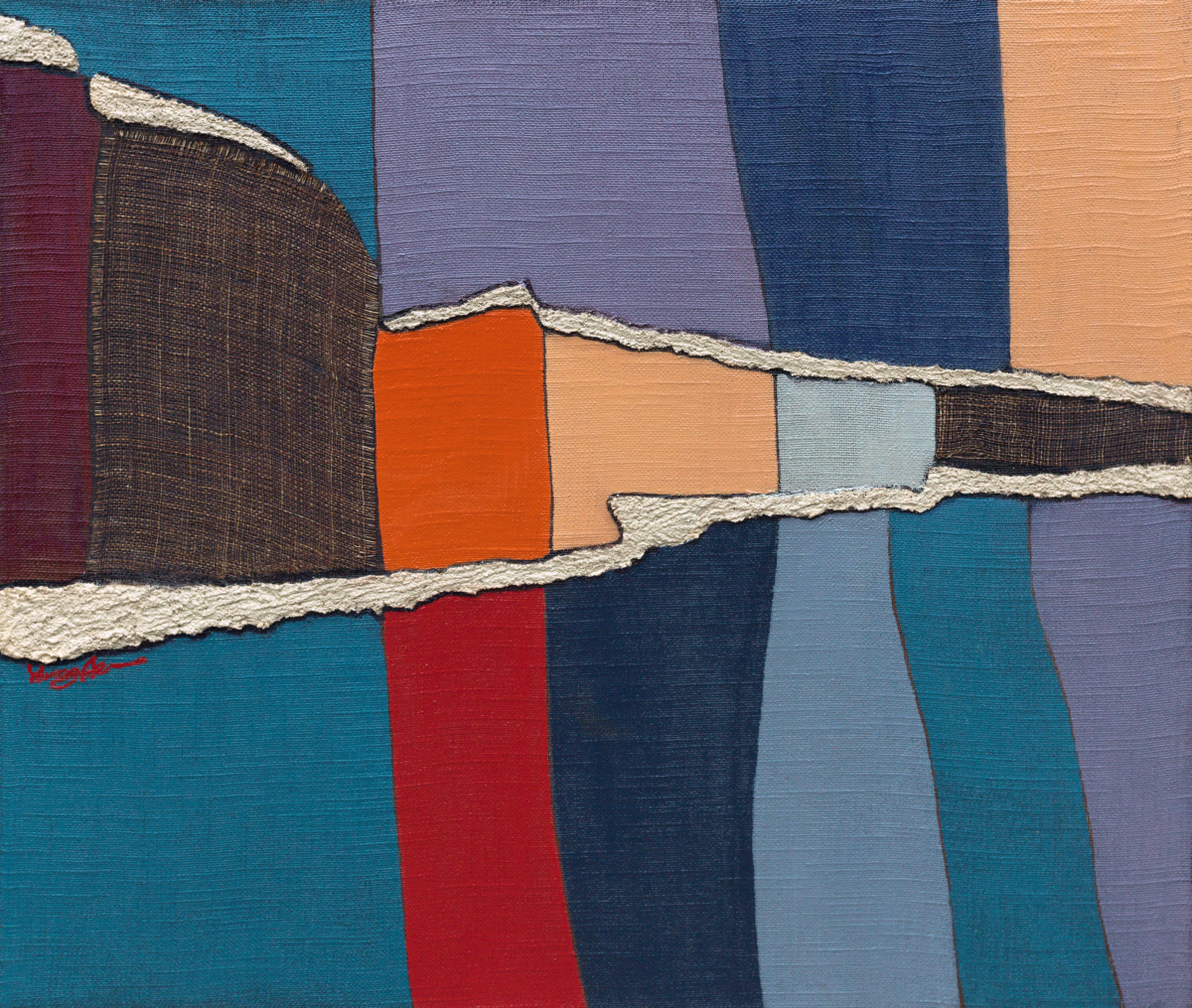 itinerary_11_2024_korean_lacquer_gel_stone_hemp_cloth_on_wood_panel_20.9x17.9_in.jpg Thumbnail